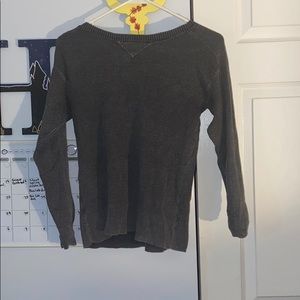 American Eagle Gray Thermal Top